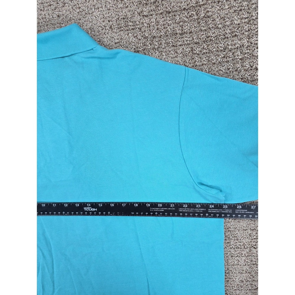 Lacoste Classic Fit Polo Shirt Mens Size 7 XXL Blue Short Sleeve Pique Cotton - Picture 6 of 7